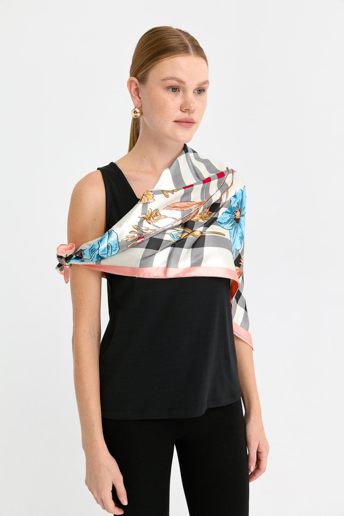 123Özel Tasarım İpek Eşarp 08