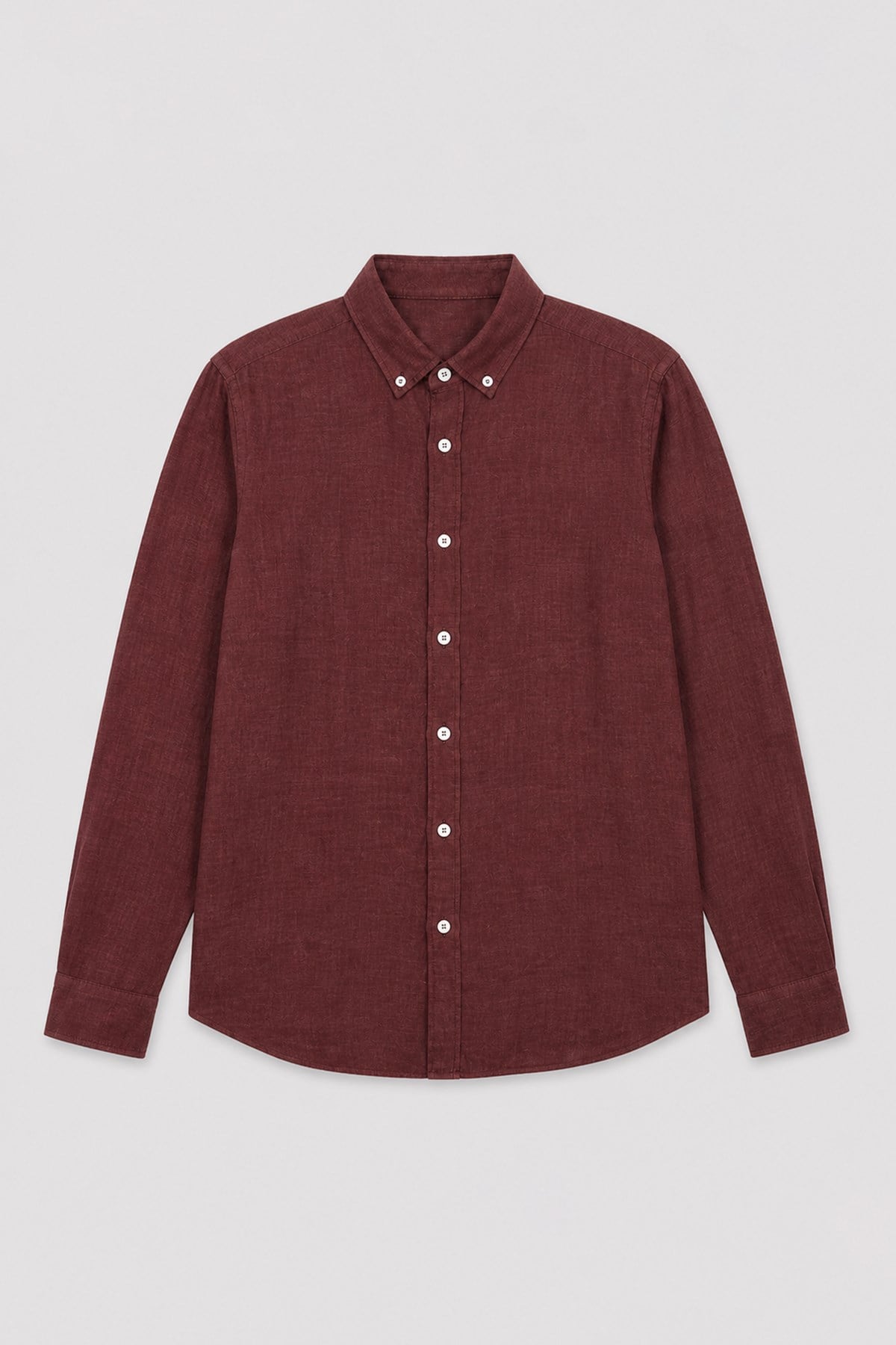 Relaxed Fit Men's Shirt with Linen Blend