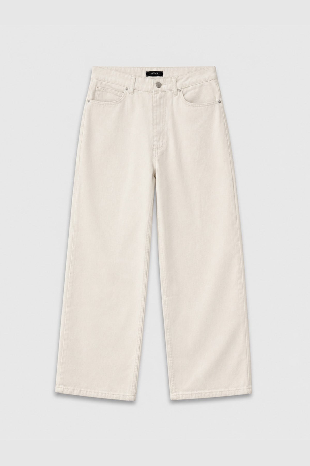 Antioch Ekru Basic Relax Fit Erkek Kot Pantolon