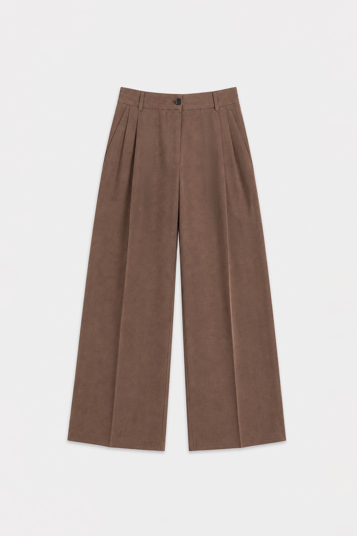 Pleated Palazzo Women's Pants