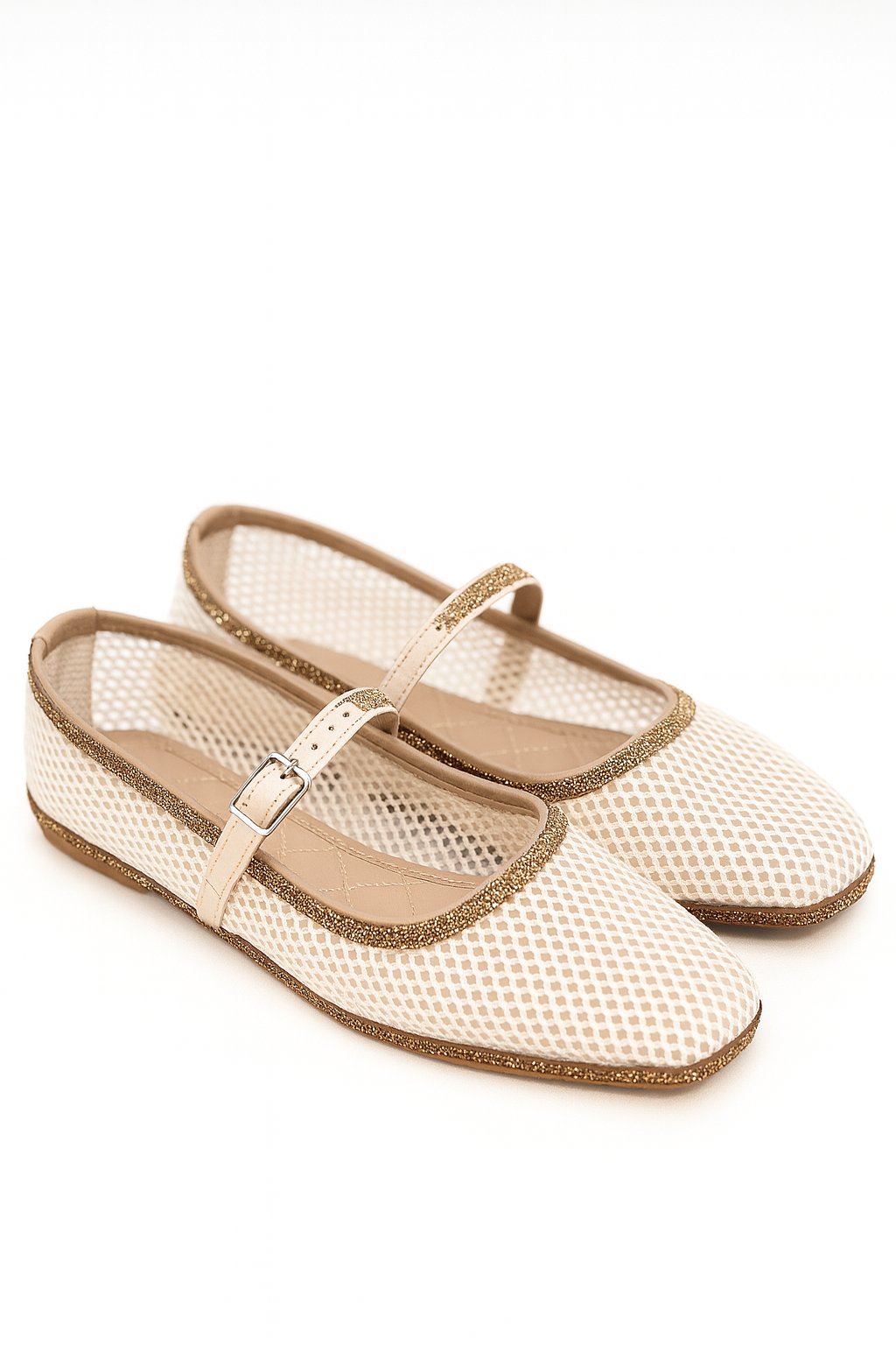 Abil Kristal Taşlı Babet Bej