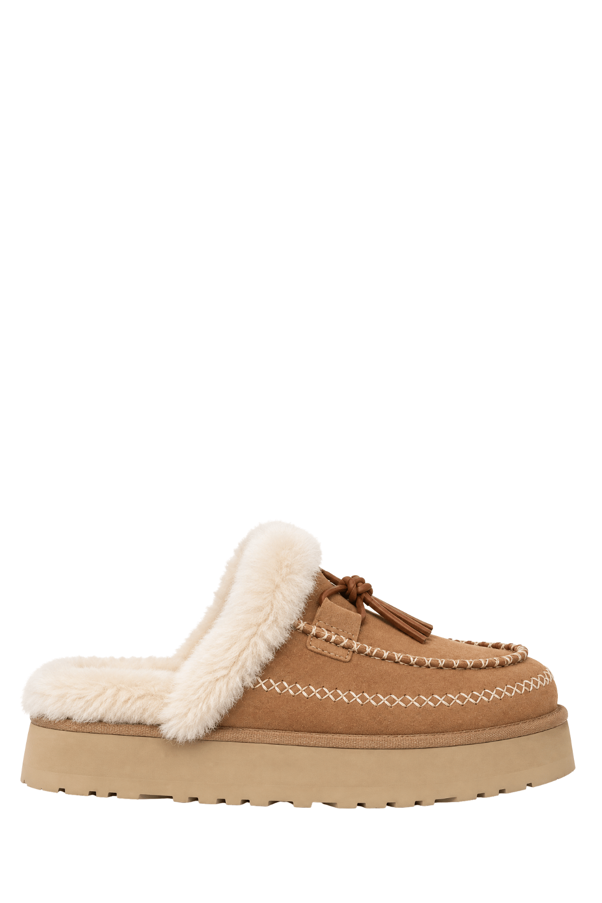 Alpine Kürklü Platform Taban Terlik Taba - 