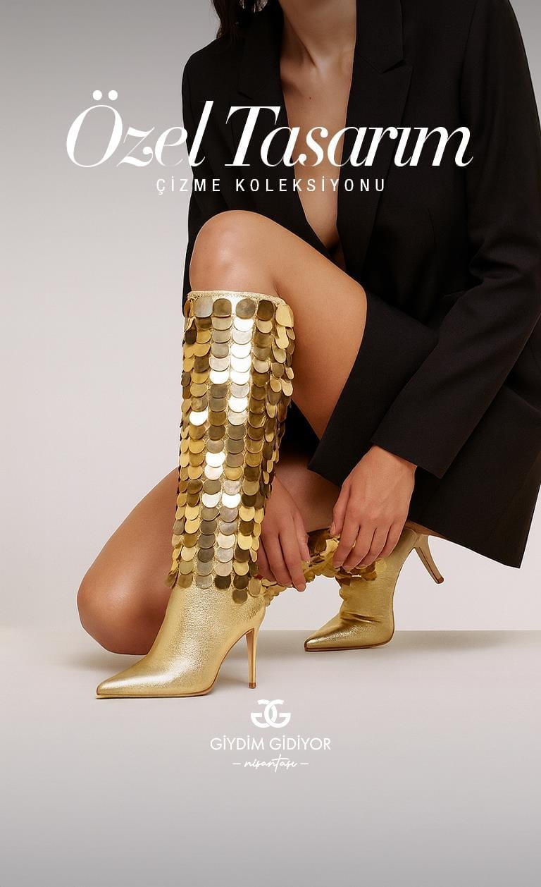 Briana Çizme Gold