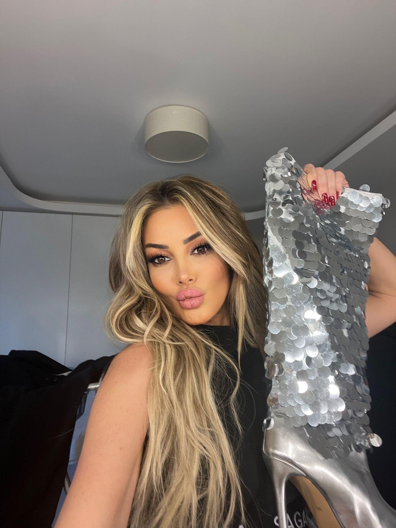 Briana Long Boot Silver - Özel Tasarım Çizme