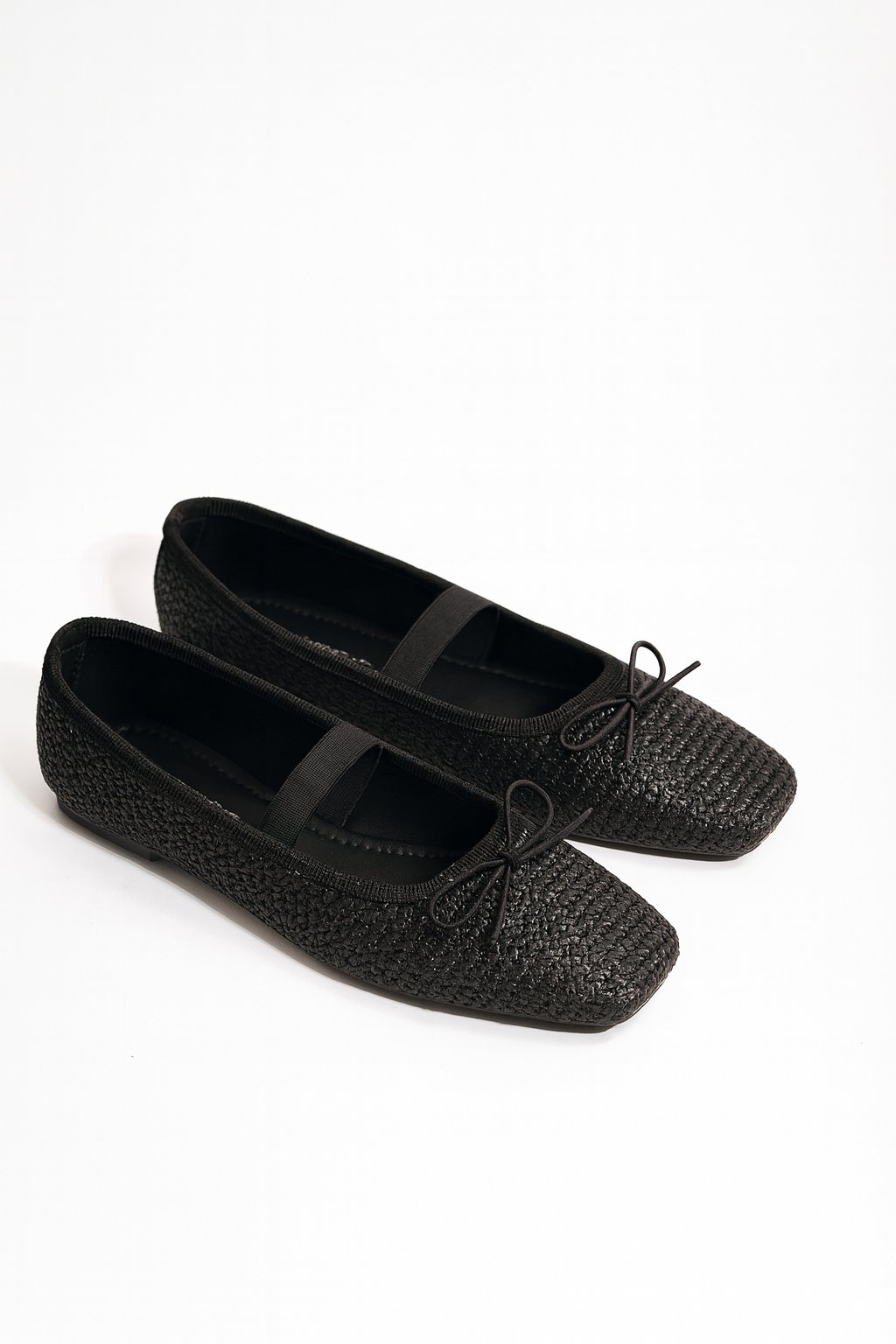 Celtic Hasır Deri Babet Siyah