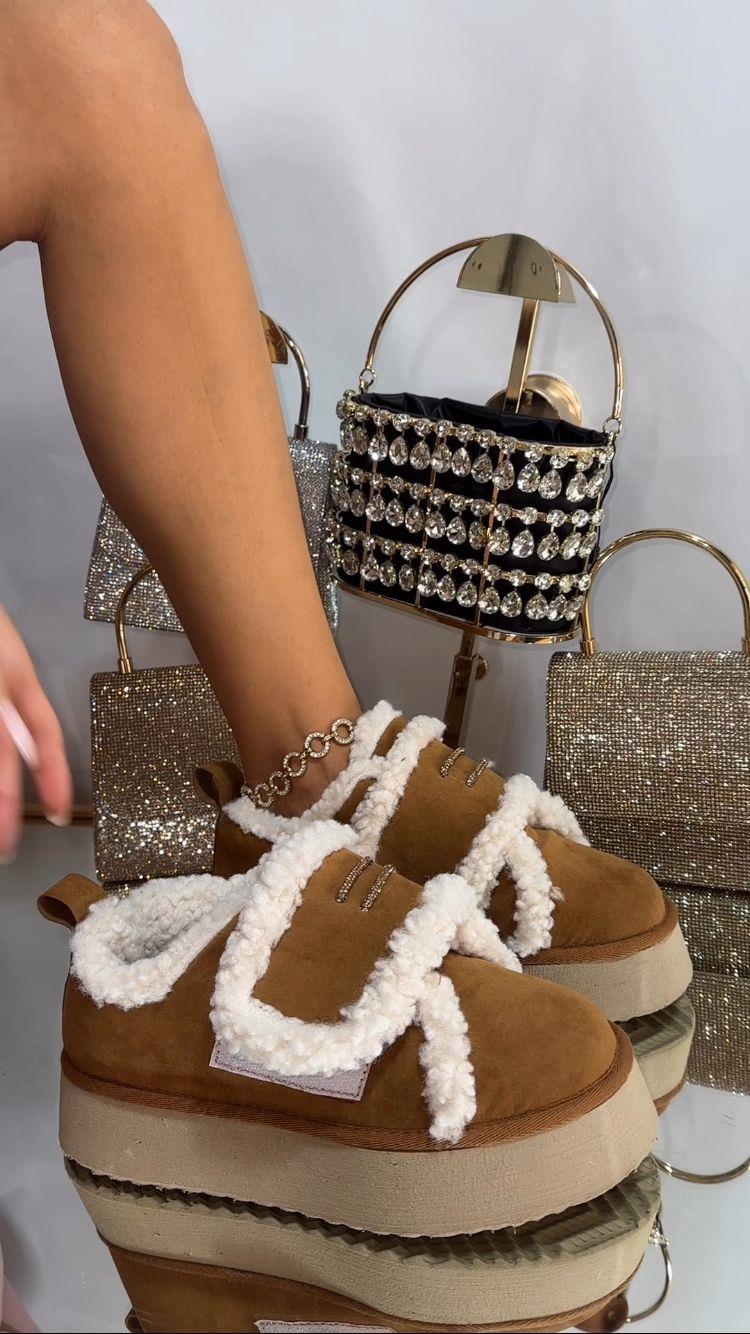 Cream Ayakkabı Kahverengi