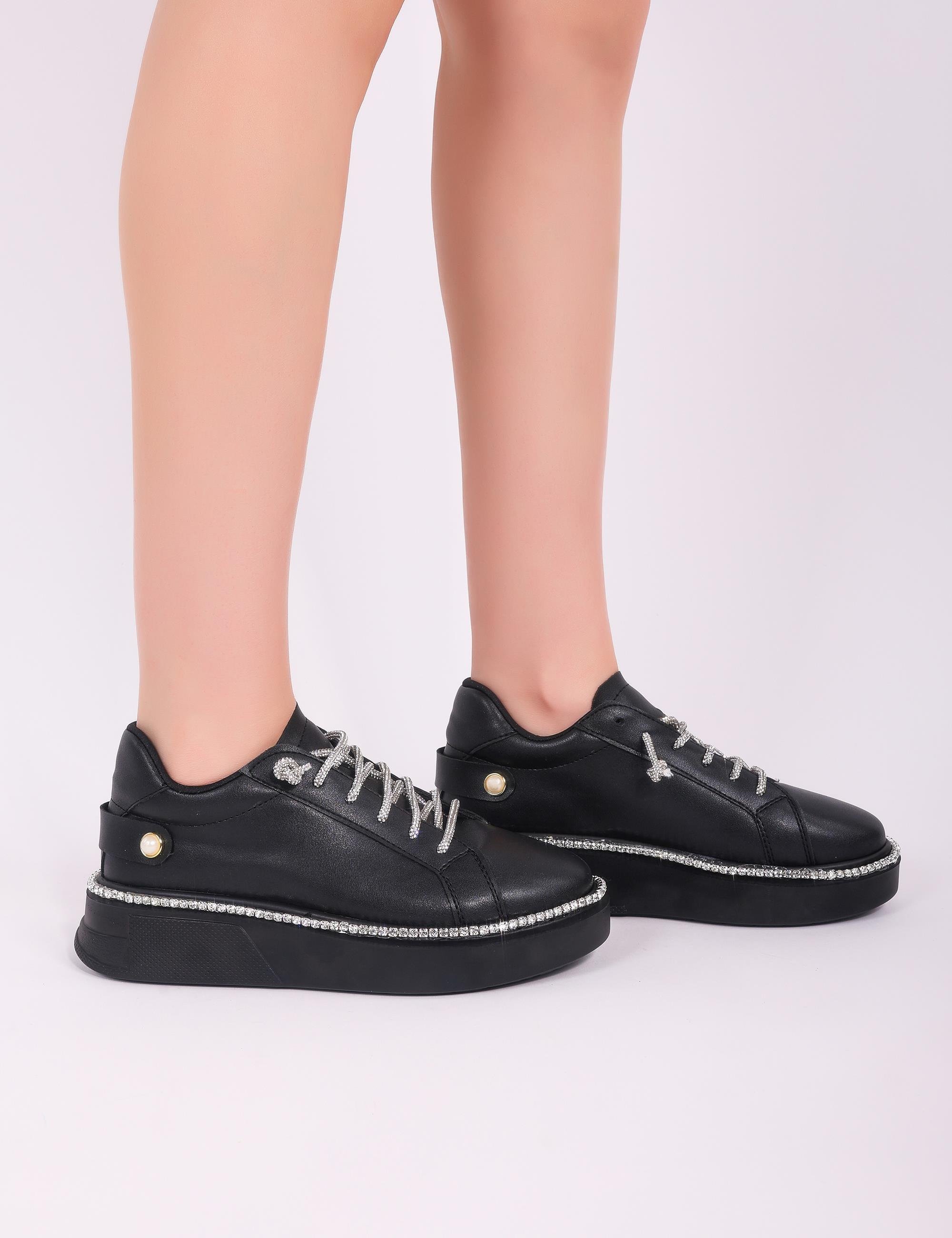 Emma Sneaker Siyah - WOMAN SHOES