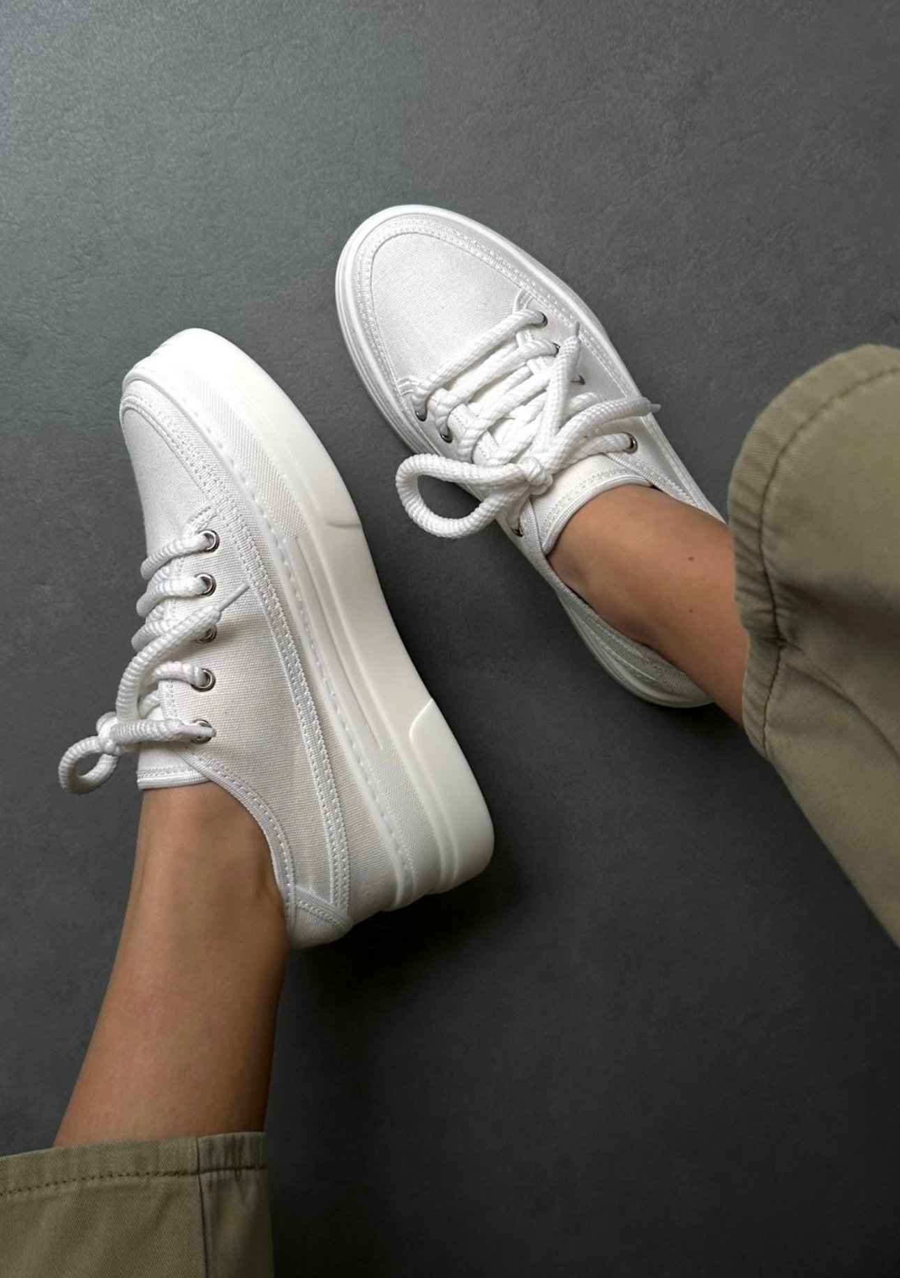 Fimi Spor Ayakkabı Beyaz - KADIN AYAKKABI