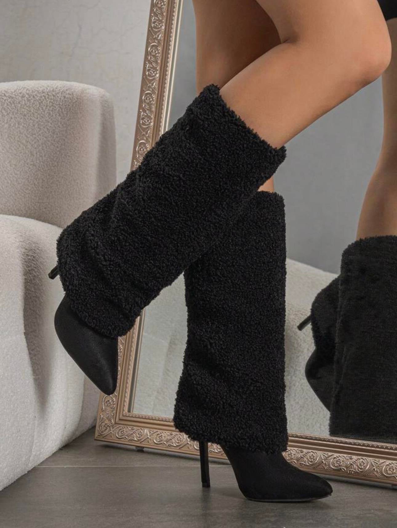 Fux Long Boot Black - LONG BOOTS