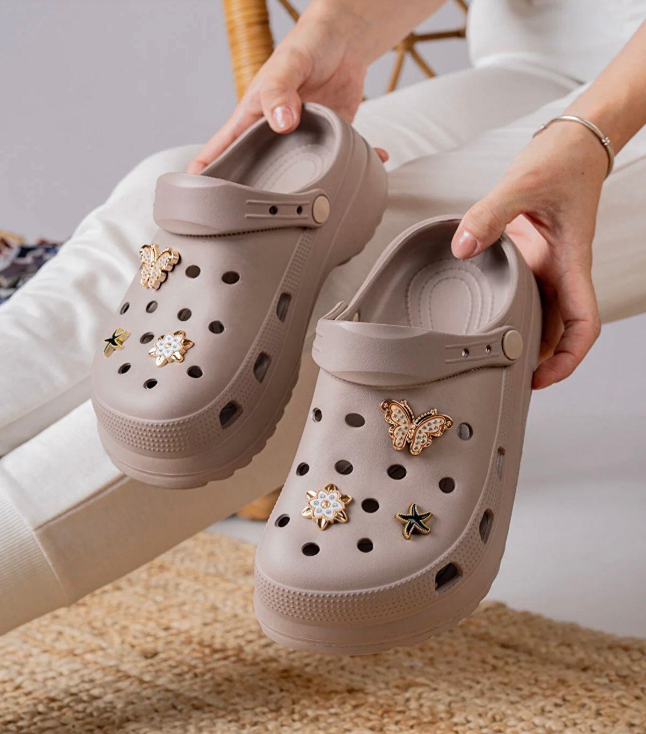 Helli Crocs Nude - WOMAN SHOES
