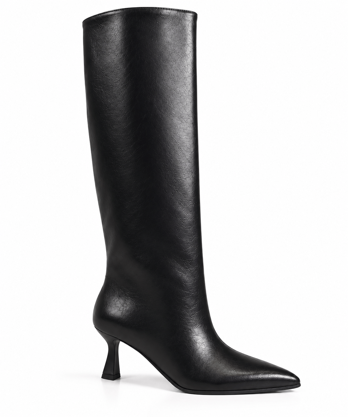 Horizon X Large İnce Topuk Çizme Siyah - 