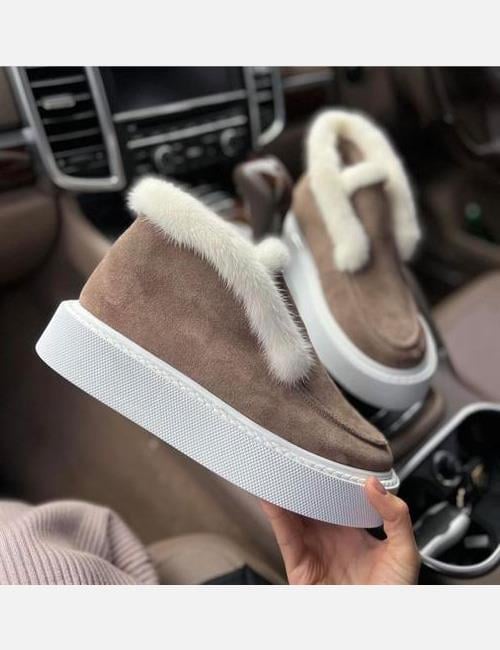 Hugg Bot Bej - WOMAN SHOES