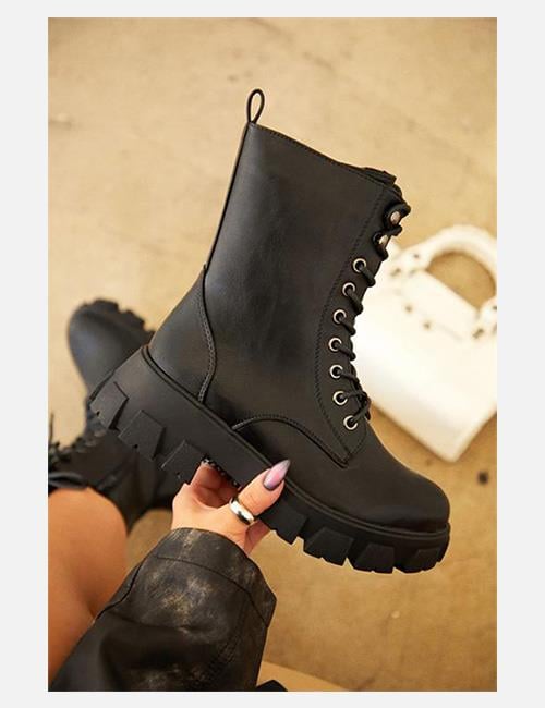 Jessica Bot Siyah - KADIN AYAKKABI