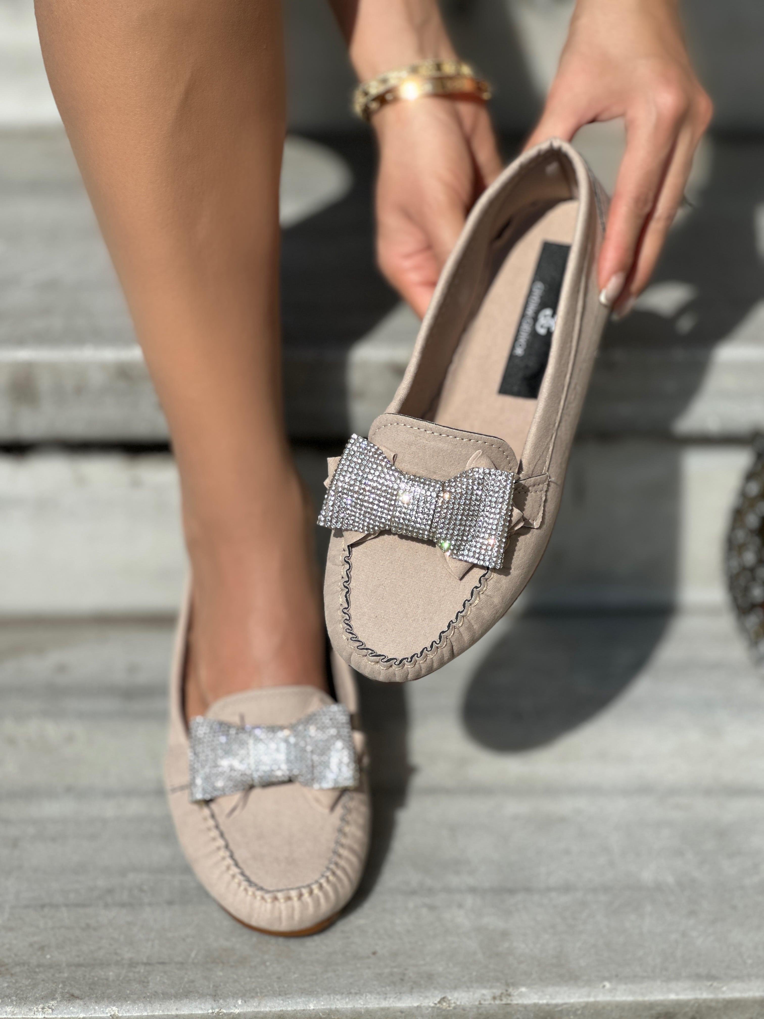 Jixe Süet Babet Bej - KADIN AYAKKABI