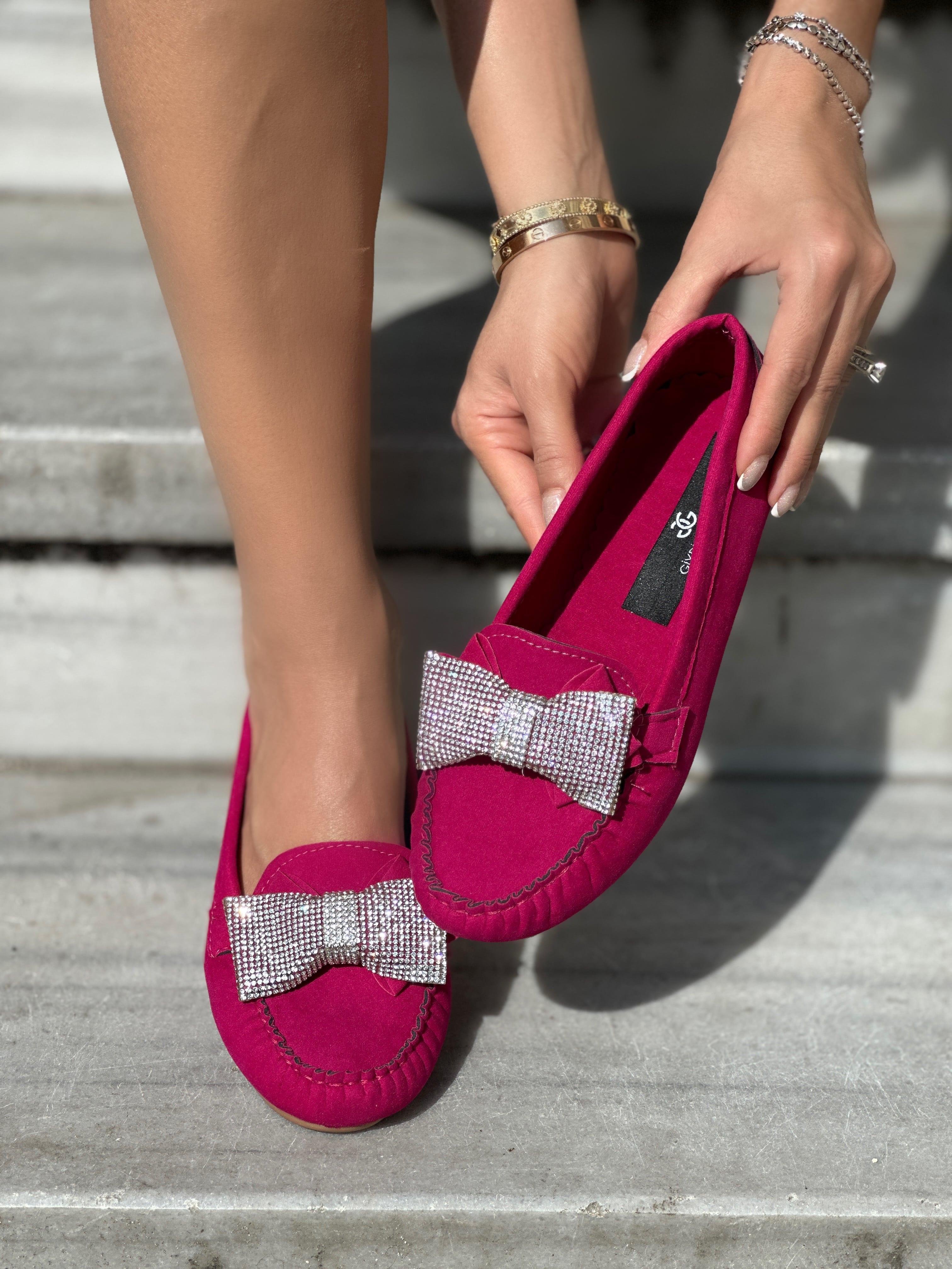 Jixe Süet Babet Pembe - KADIN AYAKKABI