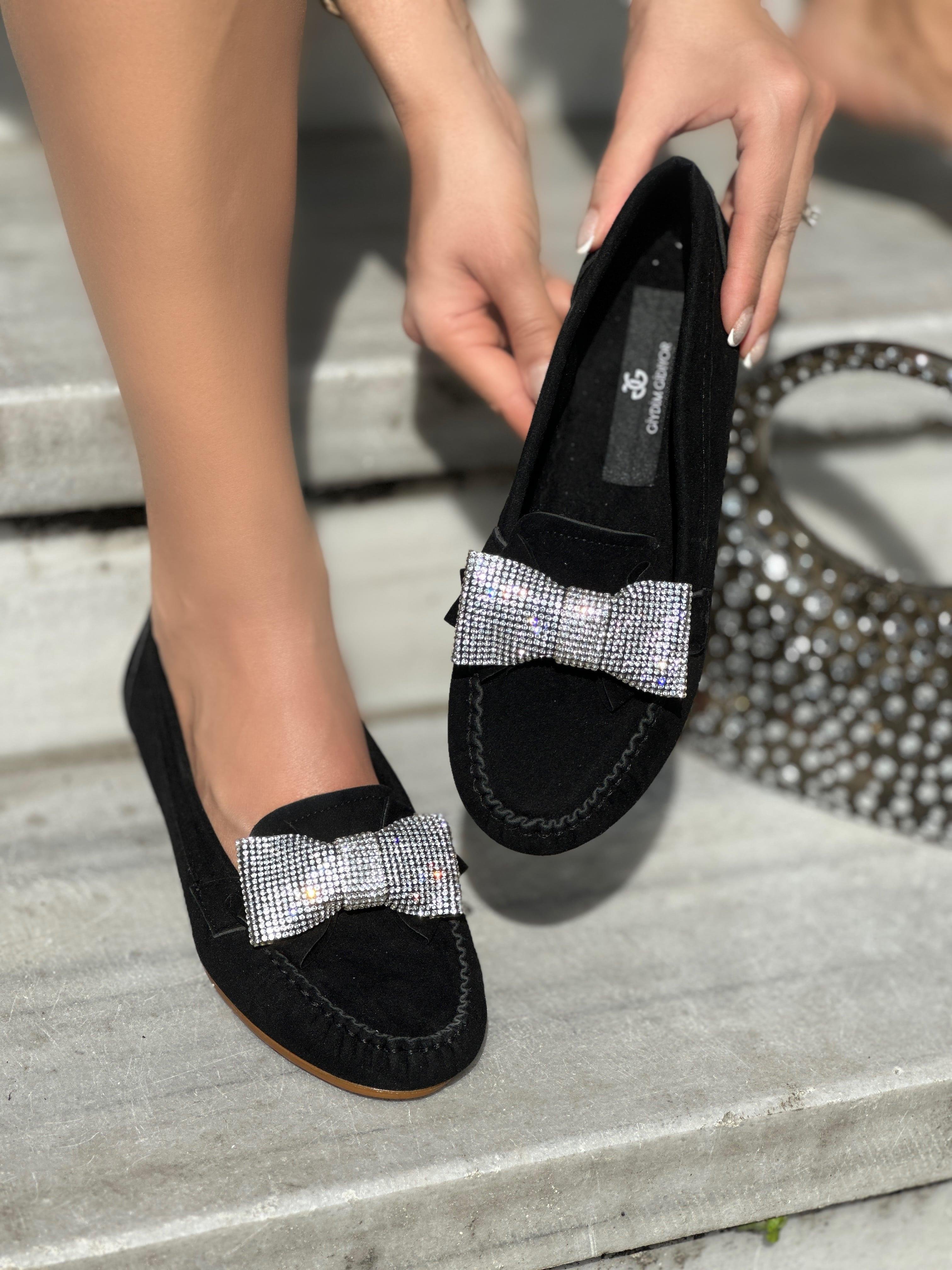 Jixe Süet Babet Siyah