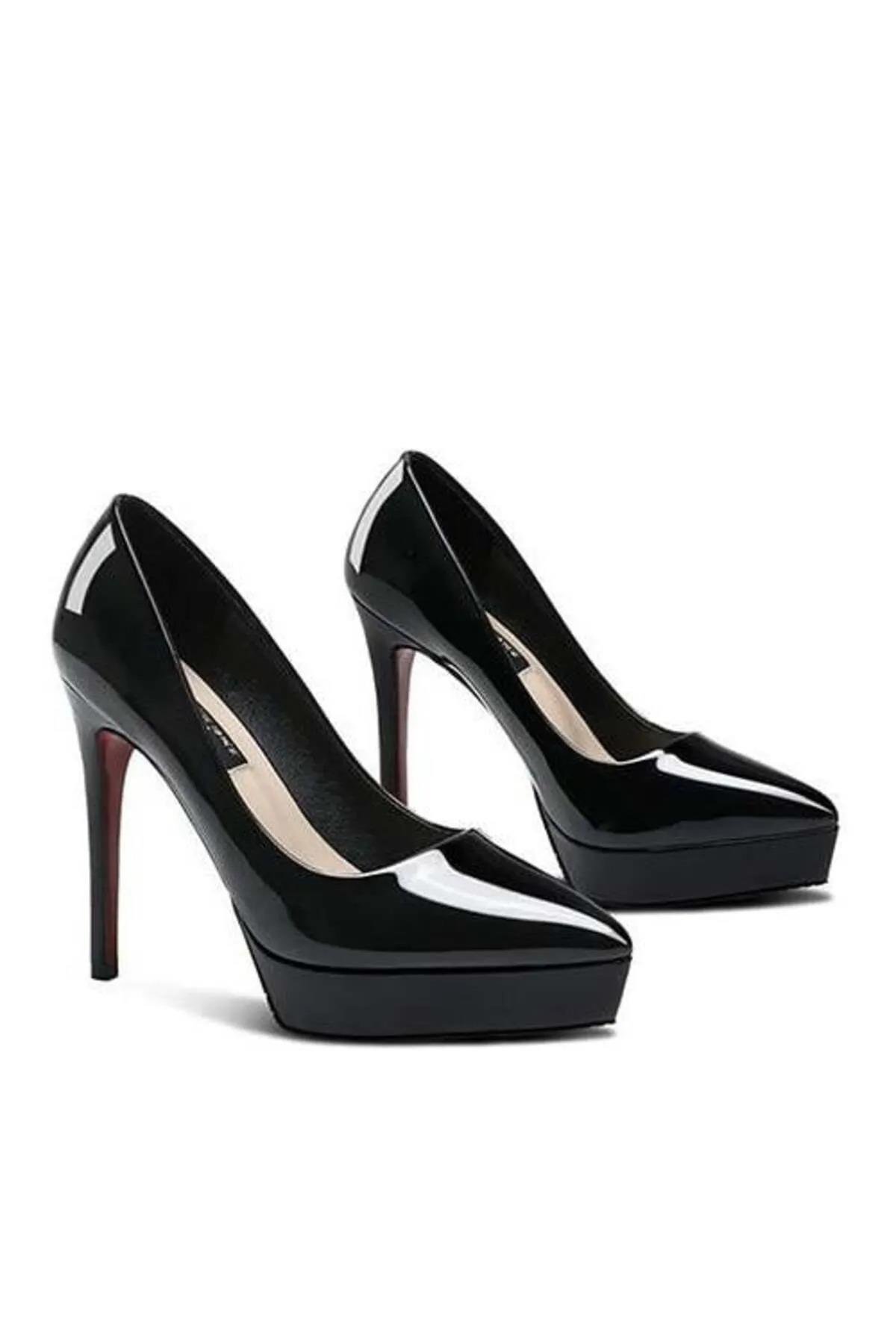 Kedso Platform Topuklu Stiletto Siyah - WOMAN SHOES