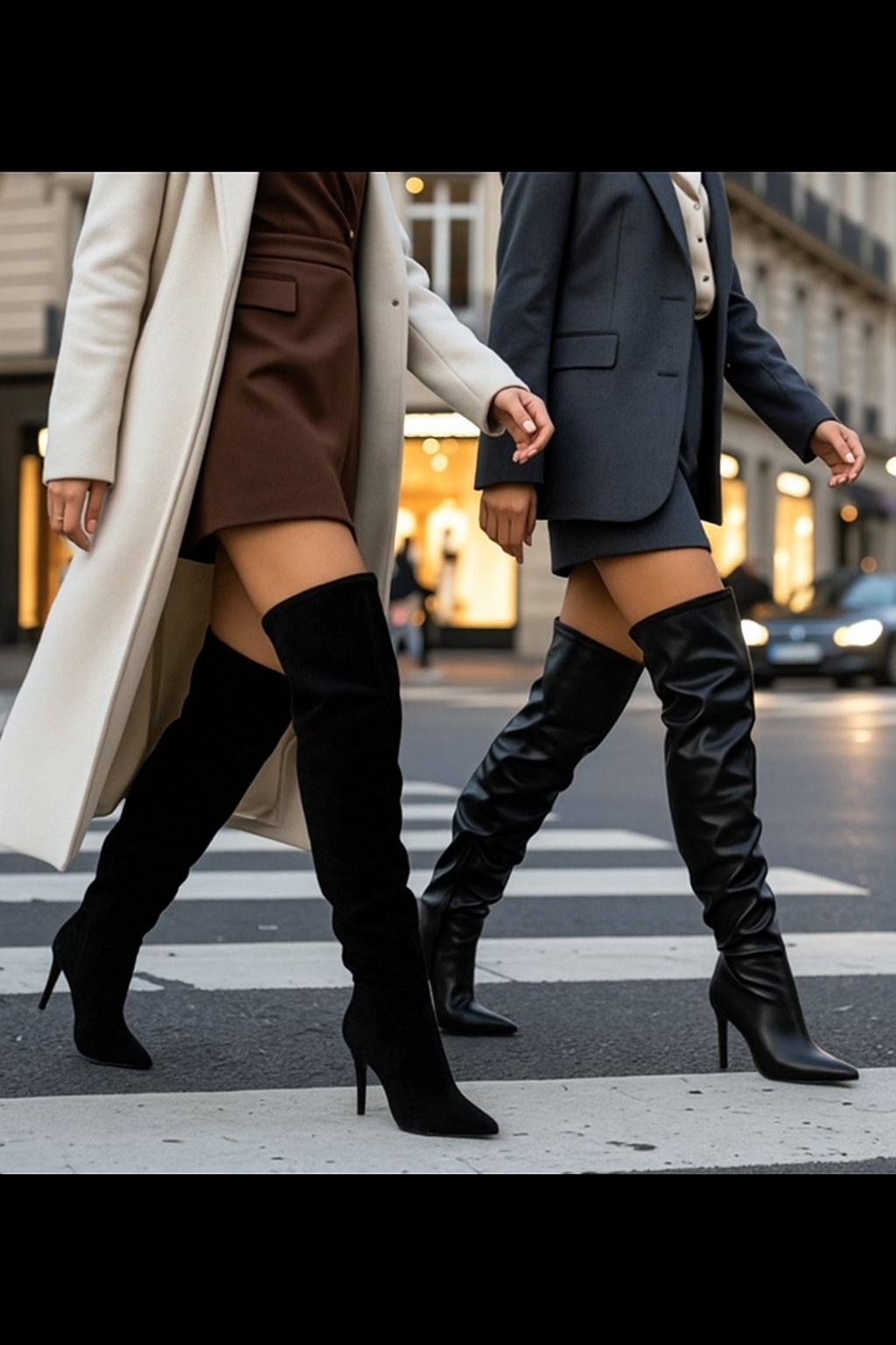 Kelly Suede Long Boot Black