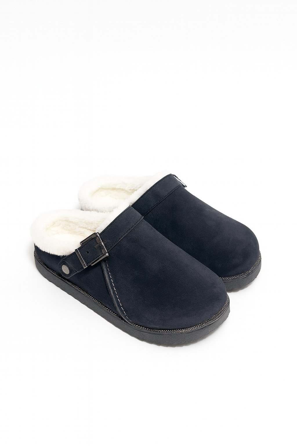 Lafami Süet Terlik Siyah - 