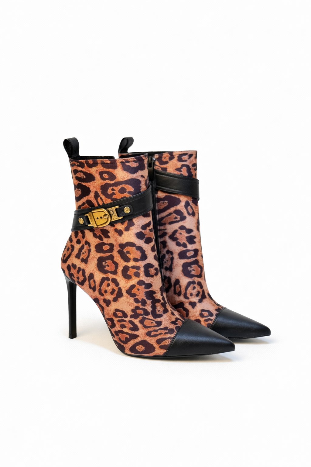 Leo İnce Topuklu Bot Leopar - 