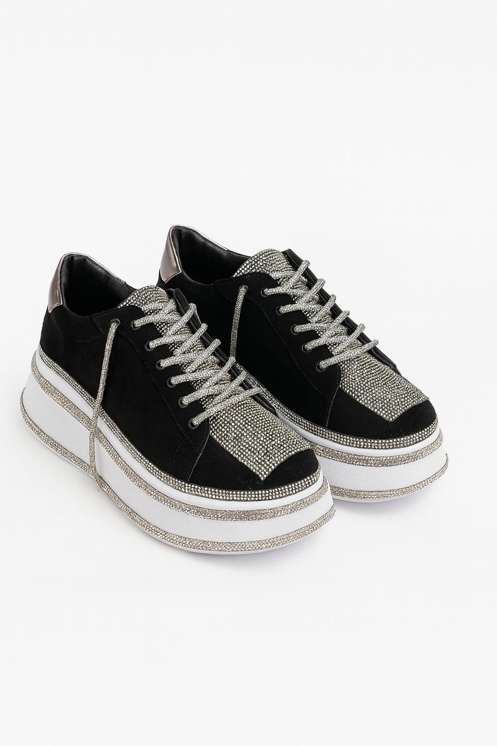 Lerry Gerçek Deri Spor Ayakkabı Siyah