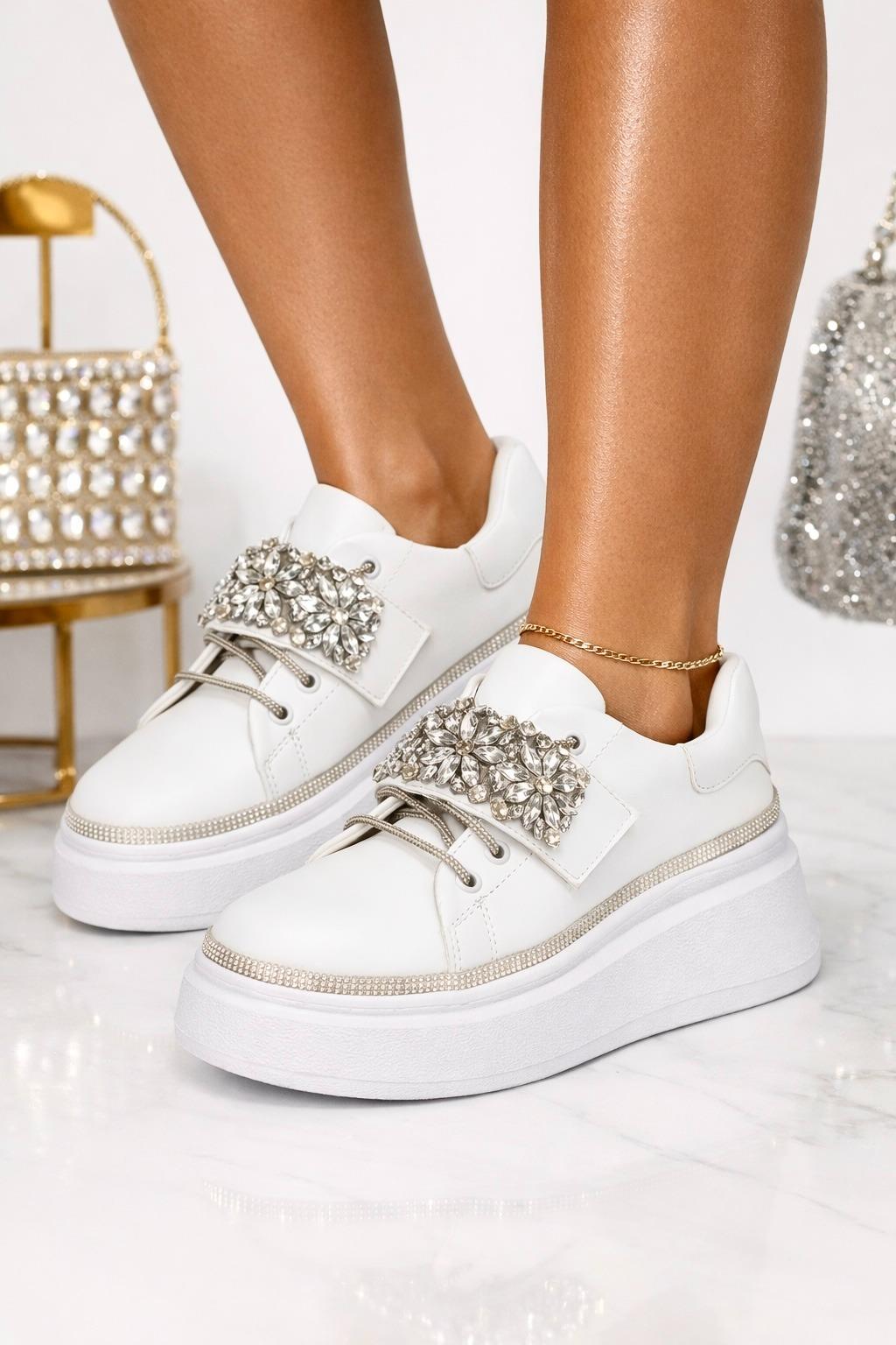 Lifex Deri Özel Tasarım Spor Ayakkabı Beyaz