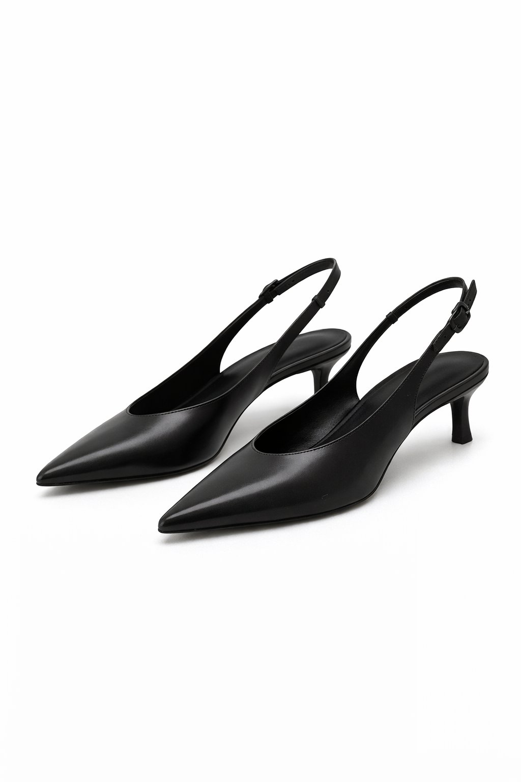 Lumiére Topuklu Slingback Stiletto Siyah - Stiletto