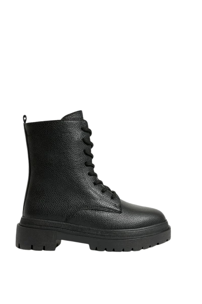 Marlo Deri Postal Siyah - WOMAN SHOES