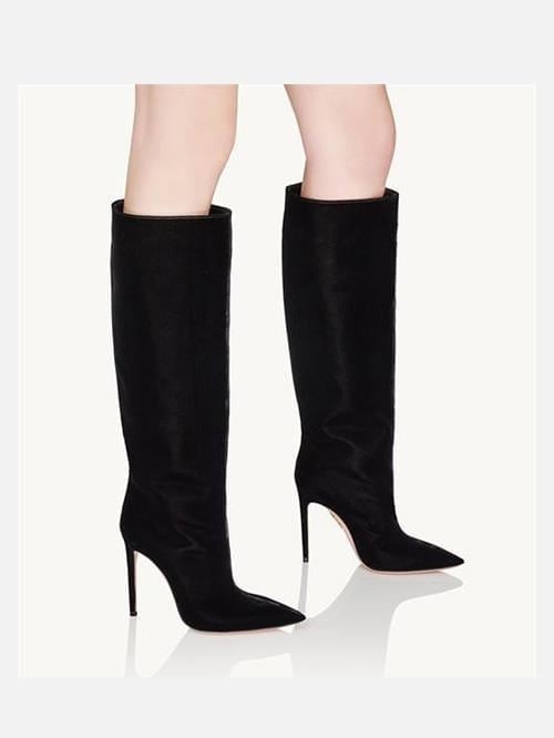 Mirel Long Boot Black - Topuklu Çizme