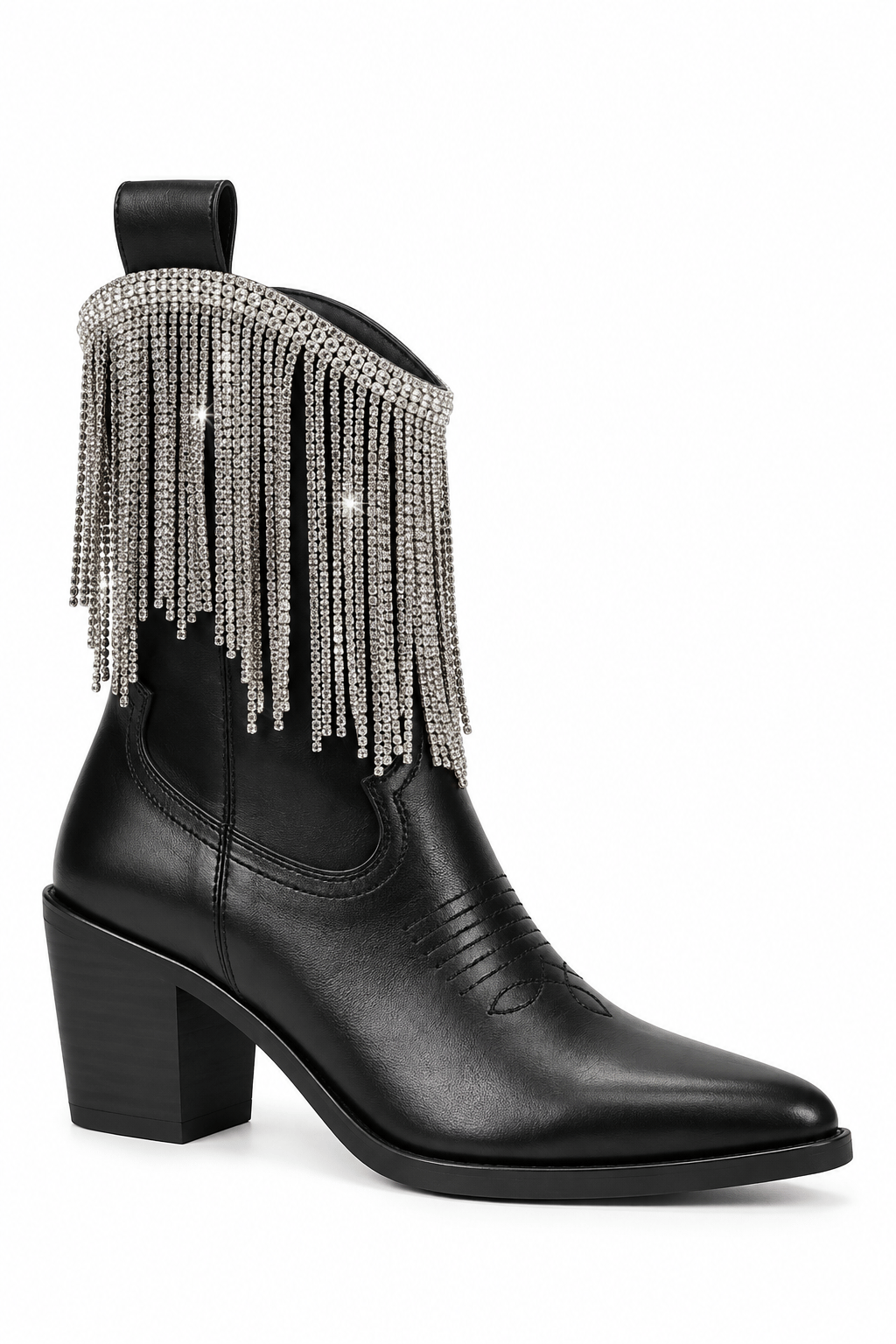 Moon Cowboy Boots Black - Topuklu Bot
