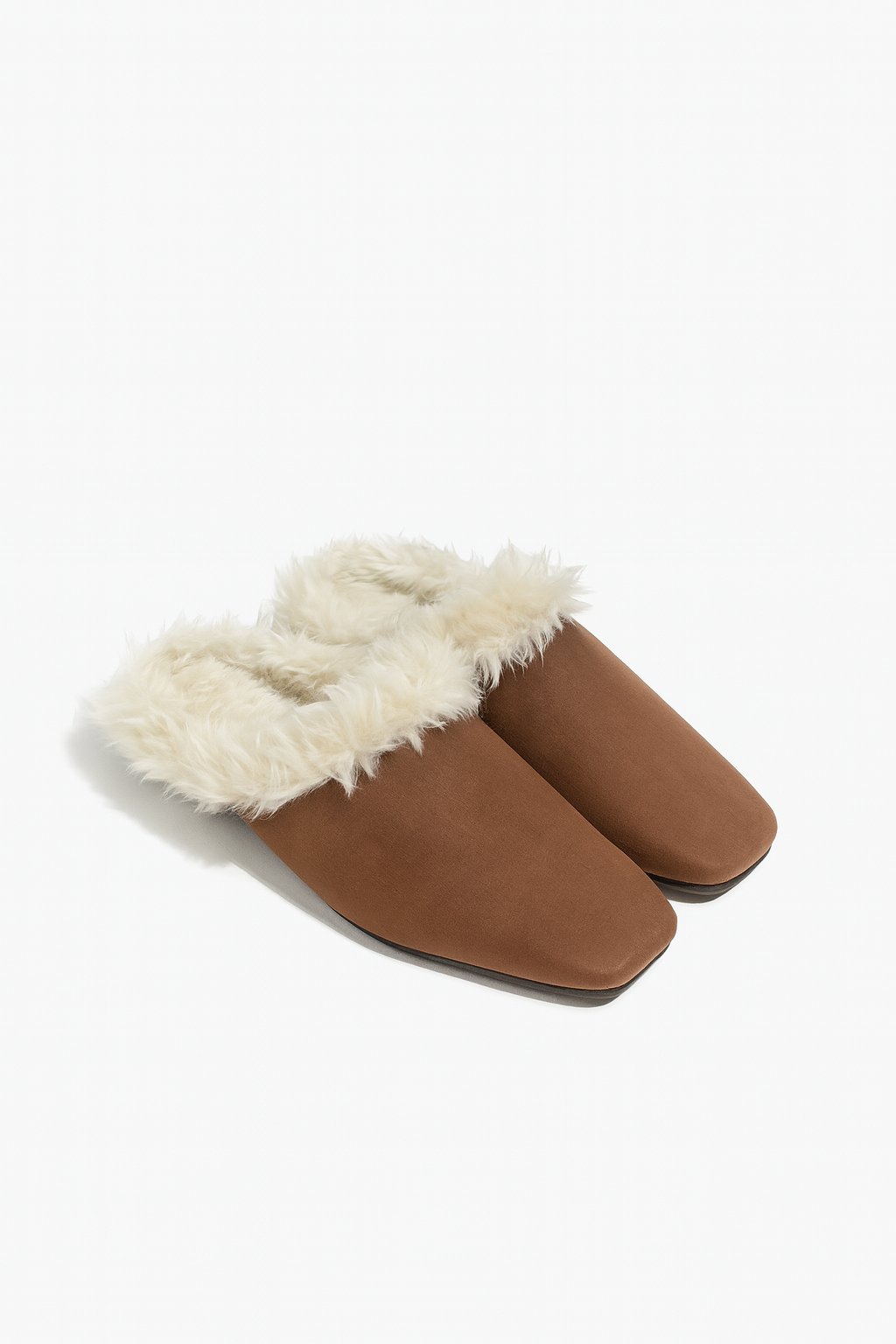 Mossie Süet Terlik Taba - Kışlık Terlik