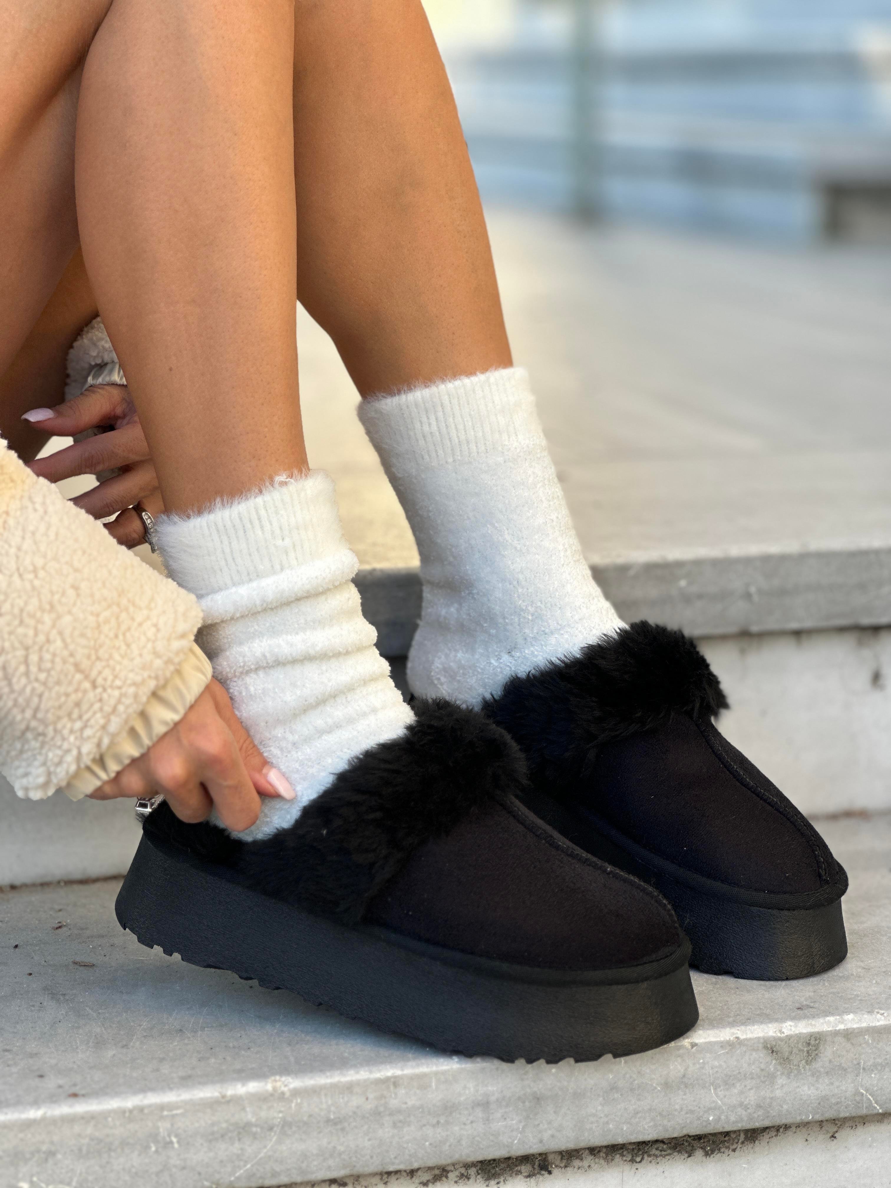 Nazzy Terlik Siyah - WOMAN SHOES