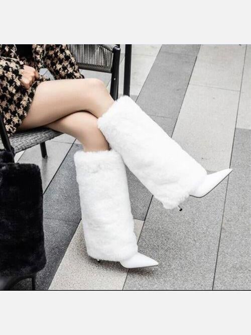 Nicola Çizme Beyaz - WOMAN SHOES