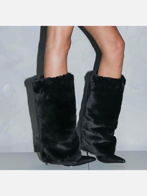 Nicola Long Boot Black - Özel Tasarım Çizme