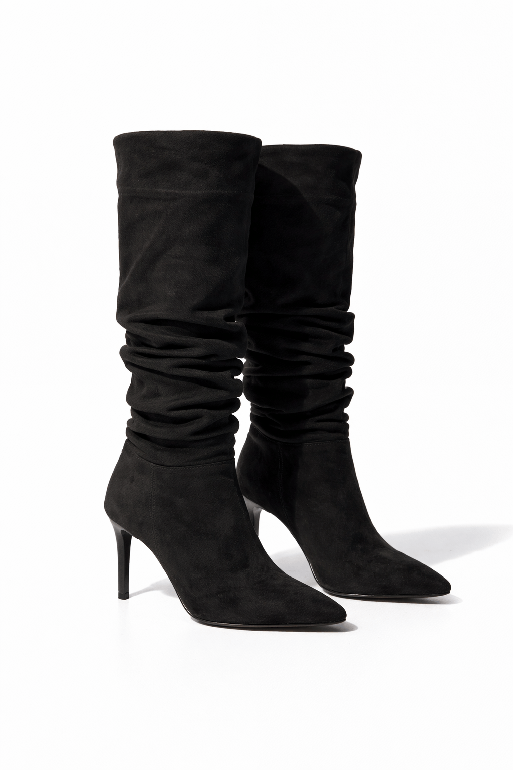 Novely Süet Topuklu Ayakkabı Siyah - Bot & Çizme