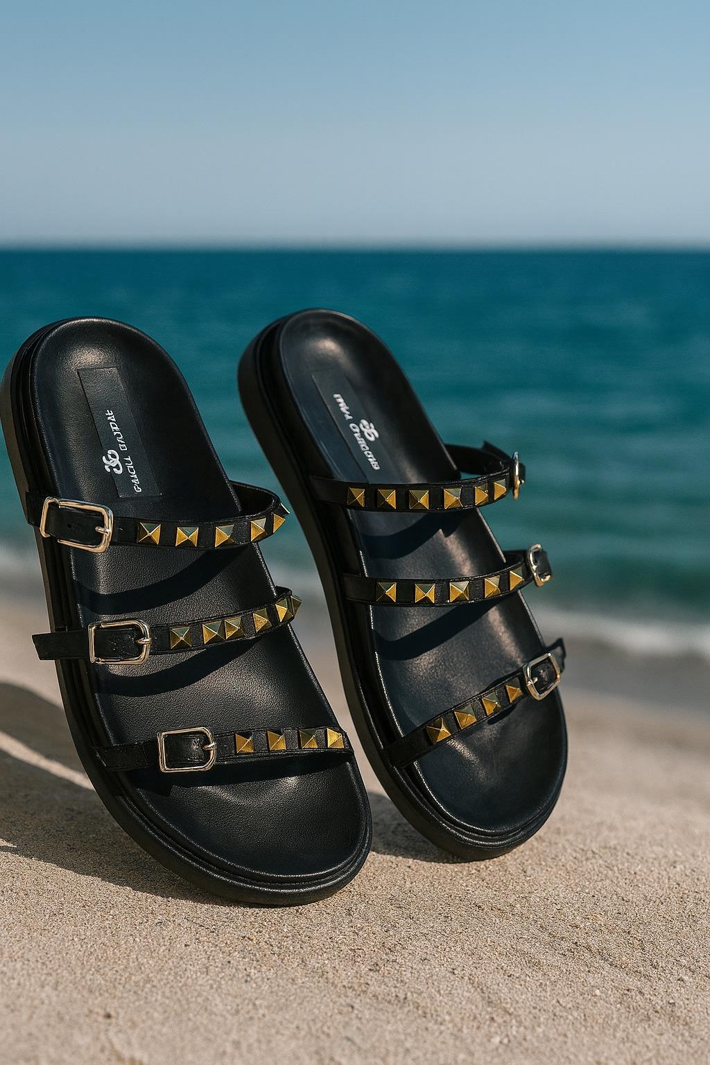 Ocean Terlik Siyah - KADIN AYAKKABI