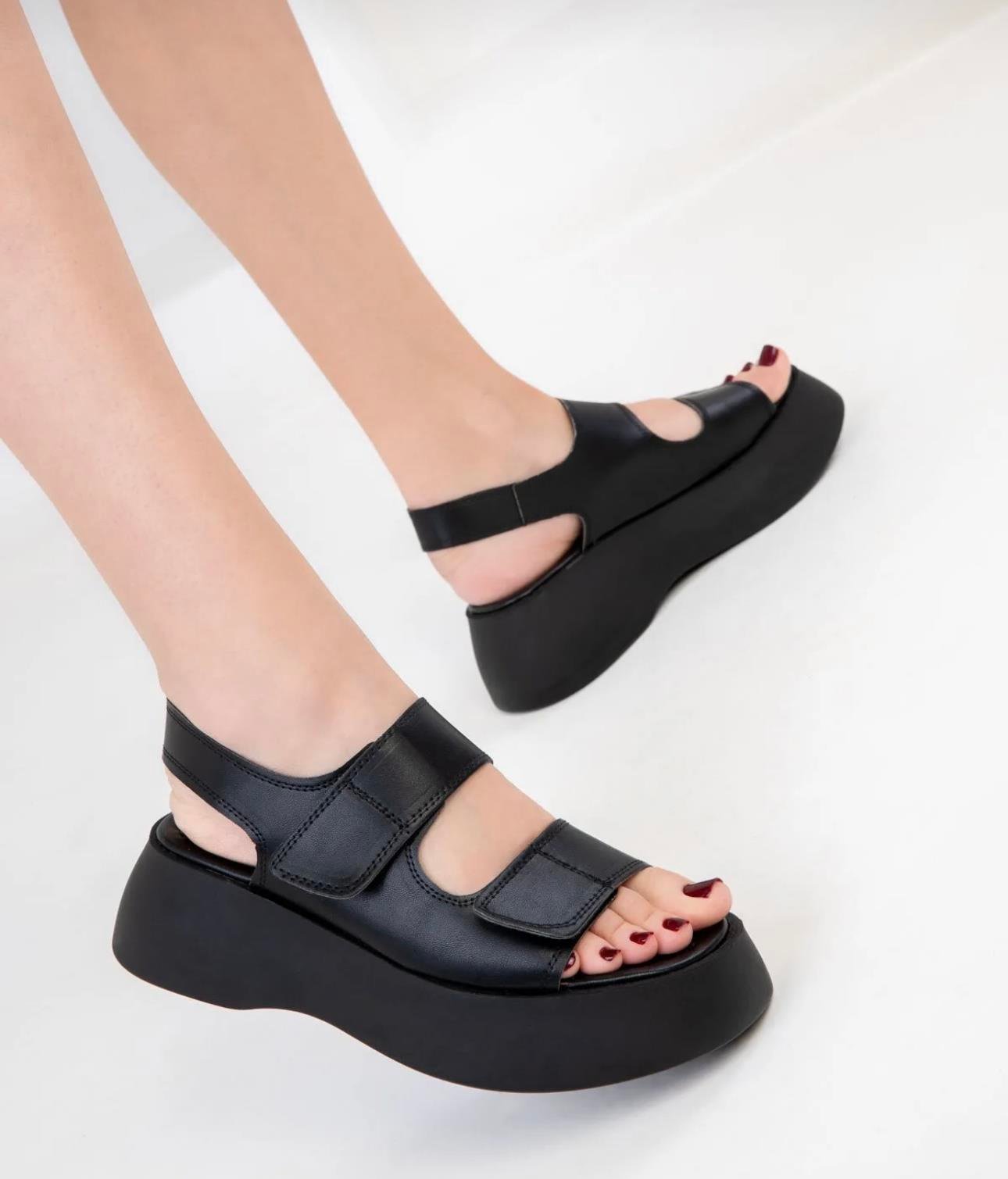 Olimpo Sandalet Siyah - WOMAN SHOES