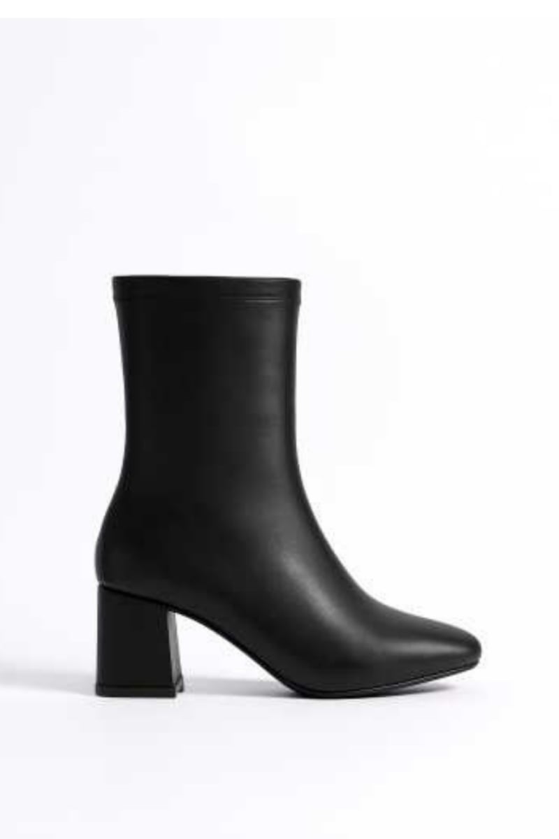 Saga Boots Black - Topuklu Bot
