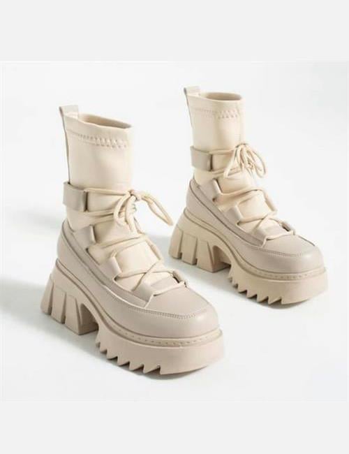 Sality Bot Bej - KADIN AYAKKABI