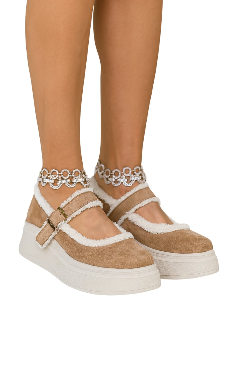 Selen Süet Loafer Kahverengi