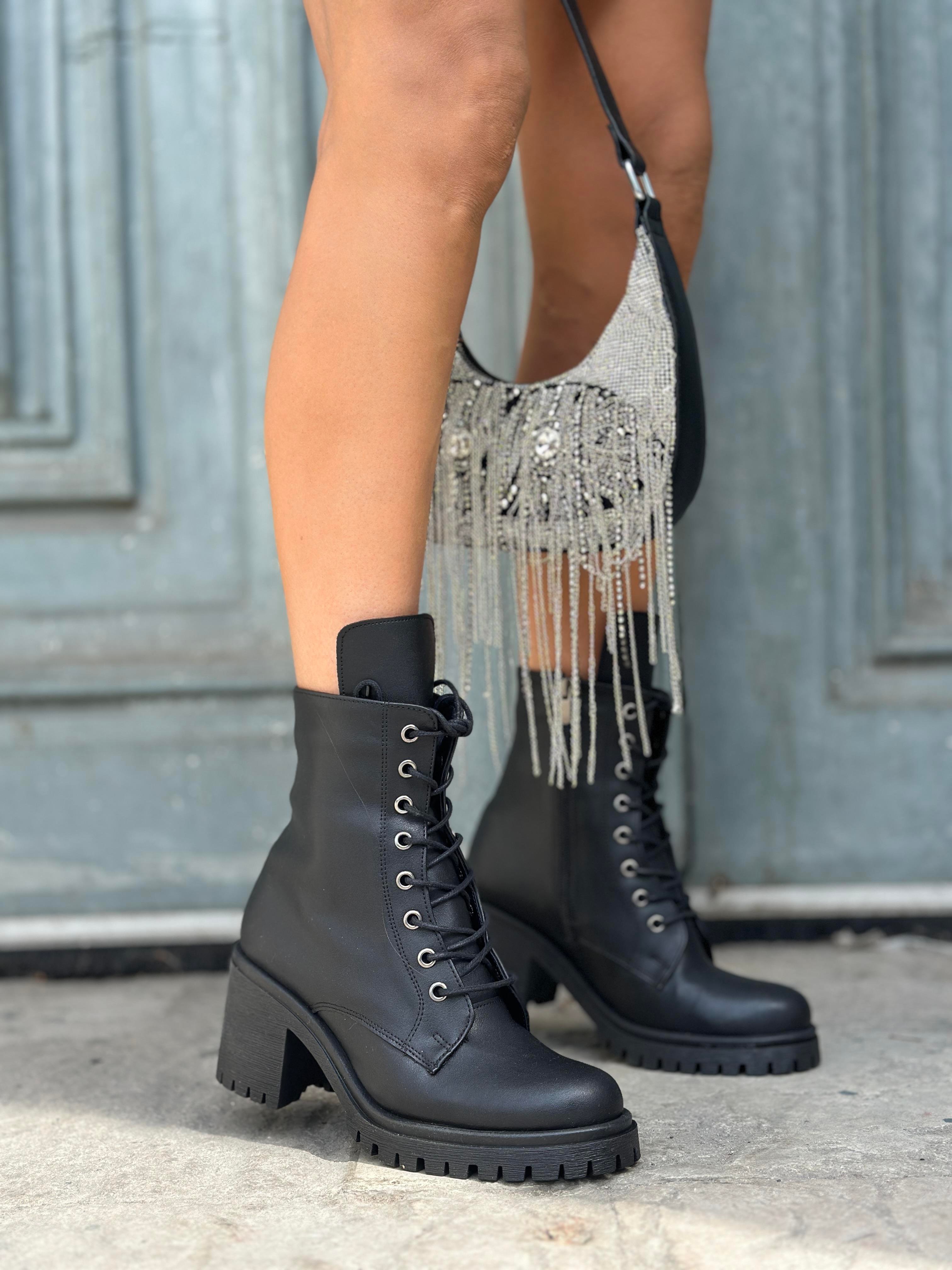 Senata Bot Siyah - ANKLE BOOTS