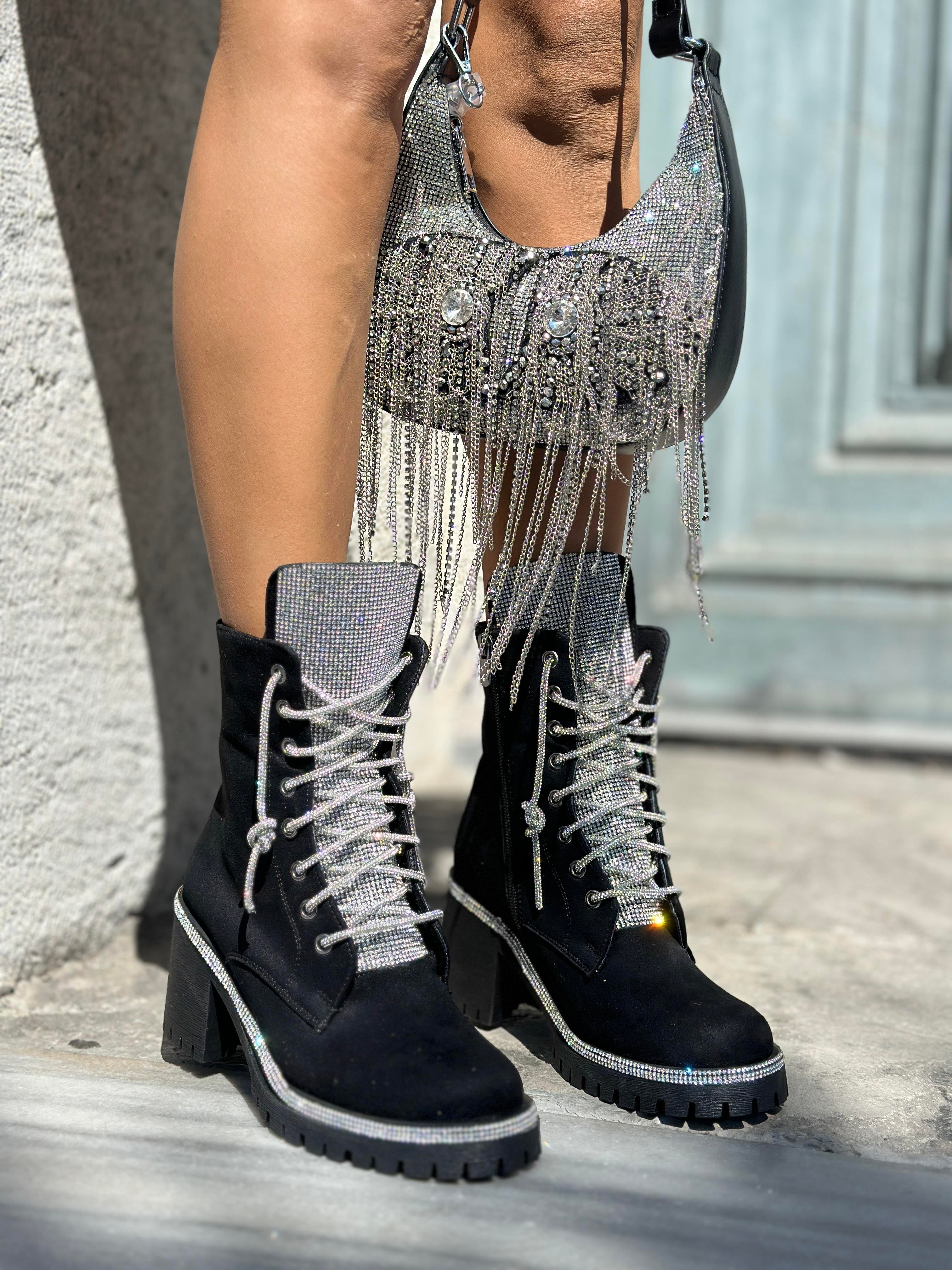 Sensitive Süet Bot Siyah