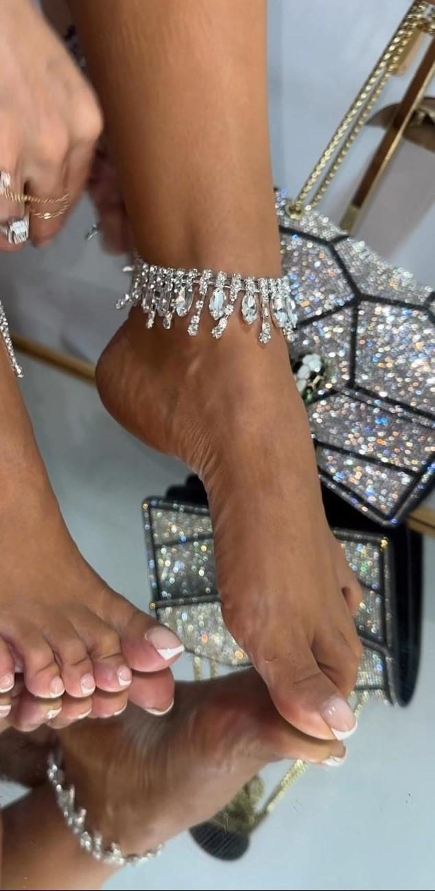 Seyar Kristal Taşlı Halhal