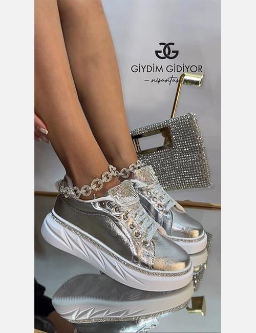 Shine Extreme Spor Ayakkabı Gümüş