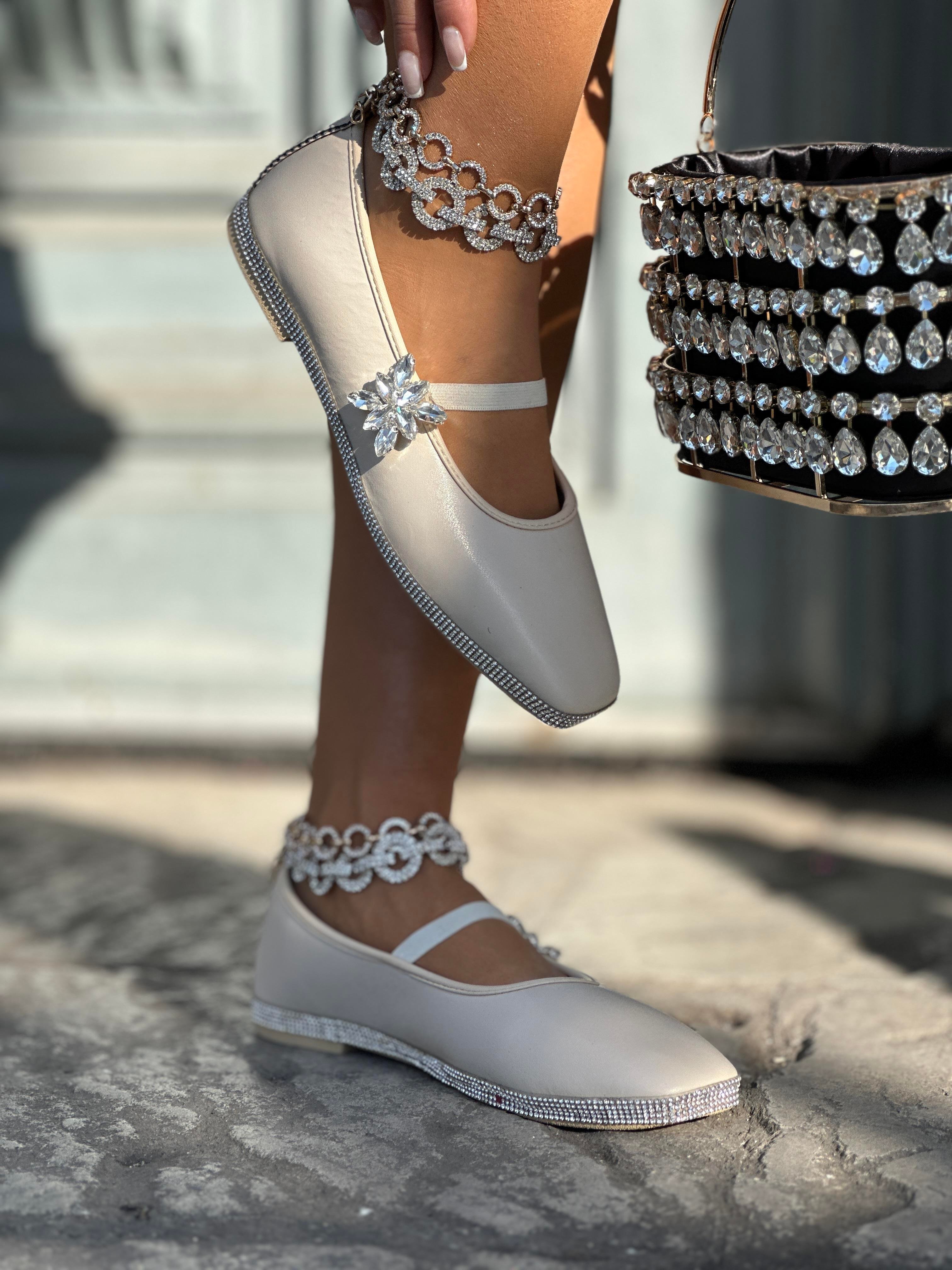 Strong Özel Tasarım Babet Bej - KADIN AYAKKABI