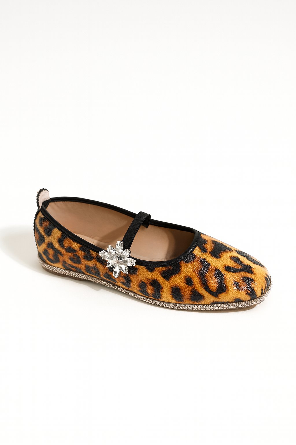 Strong Özel Tasarım Babet Leopar - KADIN AYAKKABI