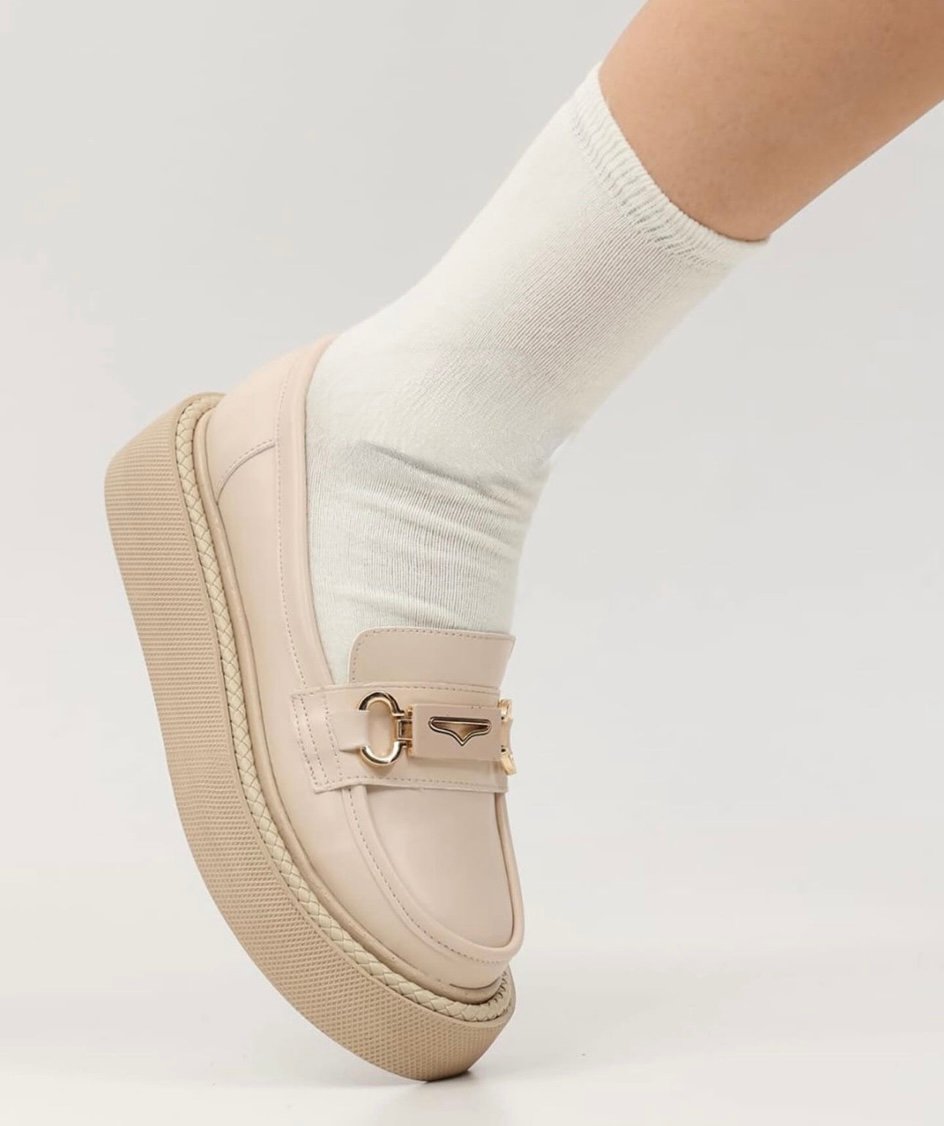 Style Loafer Bej - KADIN AYAKKABI