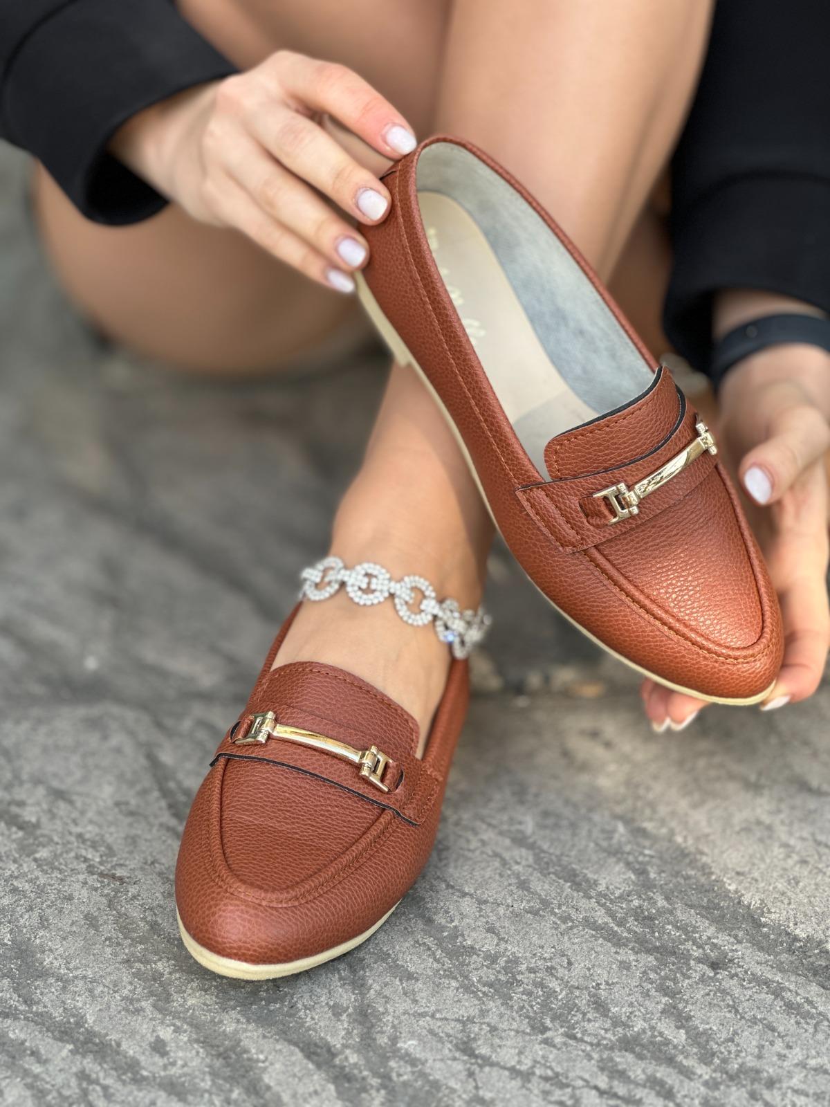 Suje Babet Kahverengi - KADIN AYAKKABI