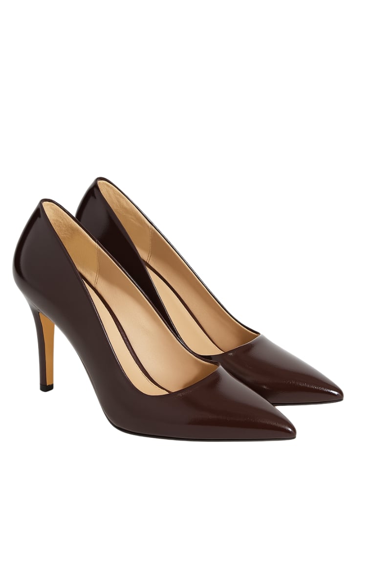 Trina Rugan Stiletto Kahverengi