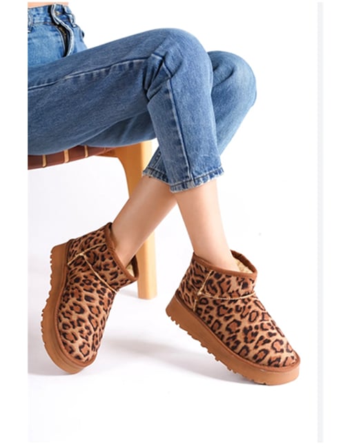 Urbay Bot Leopar - ANKLE BOOTS